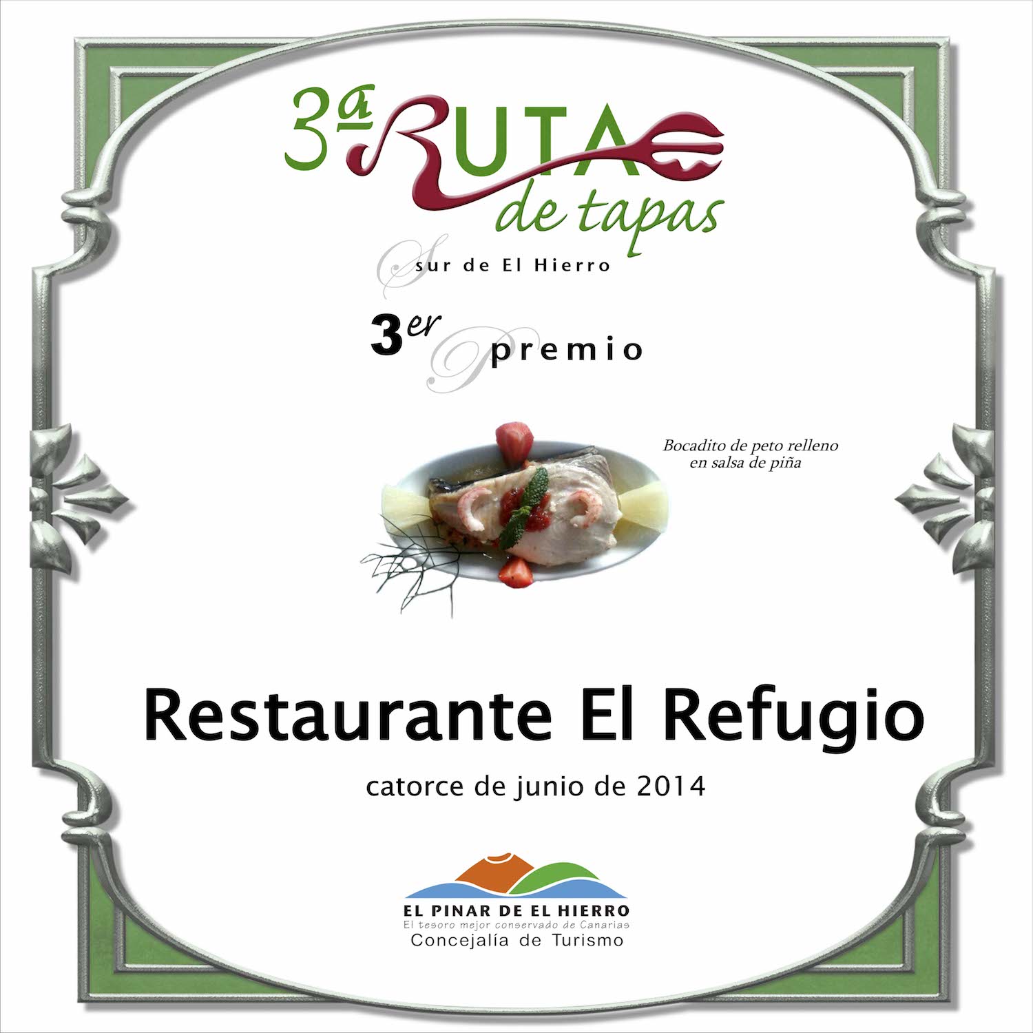 3er Premio Ruta de Tapas 2014